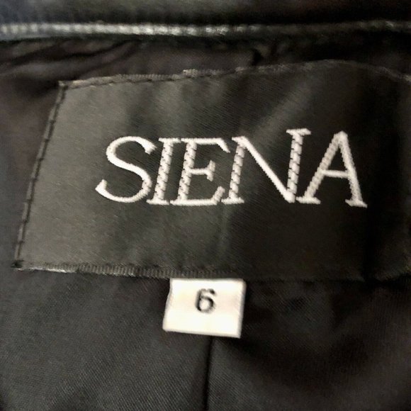 Siena Leather Skirt Womens 6 Used Black - Picture 8 of 16